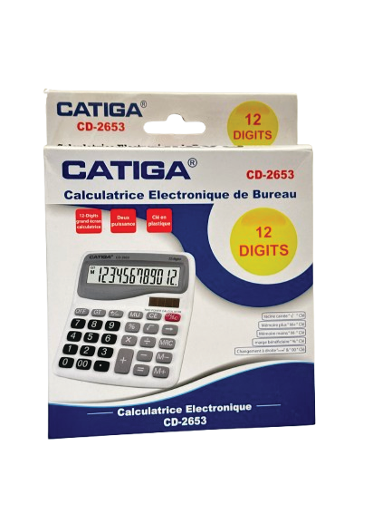 Calculatrice Catiga CD-2653 — visuel 1 sur 1
