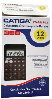 Calculatrice Catiga CD-2865-12 — visuel 1 sur 1